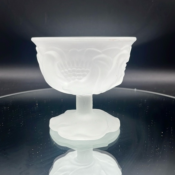 Avon Other - Avon white frosted glass cup